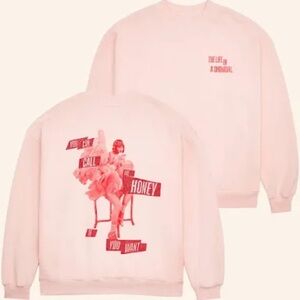 Official Taylor Swift Life of a showgirl pink sweatshirt, NWOT,size small